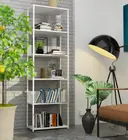 Kovový regál Loft 60 cm bílá/bílá