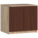 Nástavba na skříň S60 dub sonoma/wenge