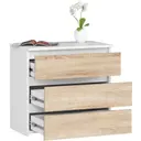 Komoda CL3 60 cm bílá/dub sonoma