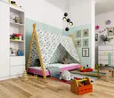 Dětská postel Gem 180x80 růžová + matrace