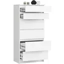 Komoda K60 6SZ bílá