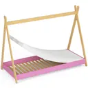 Dětská postel Gem 180x80 růžová + matrace