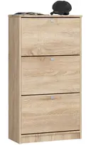 Botník se třemi dvířky dub sonoma