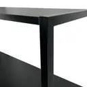 Regál 80 cm černá/černá