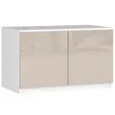 Nástavba na skříň S90 2D 2SZ cappuccino lesk