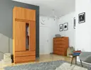 Šatní skříň s nástavbou S90 2D2SZ olše