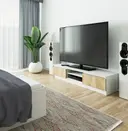 TV stolek K160 bílá/dub sonoma