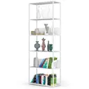 Kovový regál Loft 70 cm bílá/bílá