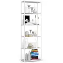 Kovový regál Loft 60 cm bílá/bílá