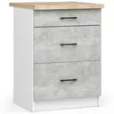 Kuchyňský set Olivia G2 2.4M bílá/beton