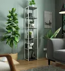 Kovový regál Loft 40 cm bílá/šedá