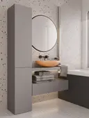 Koupelnová skříňka Nel IV šedá