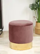 Taburet Golden růžová