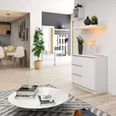 Komoda K80 Jerry 1D3SZ bílá