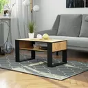 Konferenční stolek Domi dub craft/černá