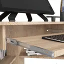 Rohový počítačový stůl Ted dub sonoma