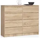 Komoda K120 8SZ dub sonoma