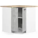 Kuchyňská skříňka Olivia S90/90 bílá/beton