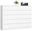 Komoda K160 10SZ bílá