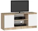 TV stolek K120 dub sonoma/bílá