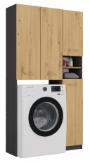 Koupelnová sestava Marpol DD antracit/dub artisan