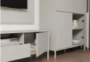Vitrína KAMARO 4DK SLIM béžová