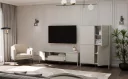 Vitrína KAMARO 4DK SLIM béžová