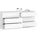 Komoda K160 6SZ bílá