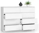 Komoda K140 8SZ bílá