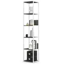Kovový regál Loft 40 cm bílá/šedá