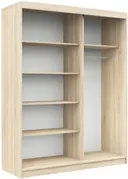 Šatní skříň posuvná Mono 150 cm dub sonoma/wenge