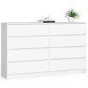 Komoda K160 8SZ bílá