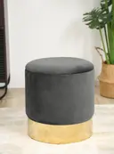 Taburet Golden šedá