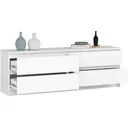Komoda K160 4SZ bílá