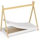 Dětská postel Gem 160x80 bíla + matrace