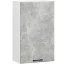 Závěsná kuchyňská skříňka Olivia W50 H720 bílá/beton