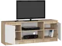 TV stolek K140 dub sonoma/bílá