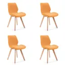 Křeslo SJ.0159 oranžová 4ks