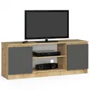 TV stolek K140 dub artisan/grafitová šedá