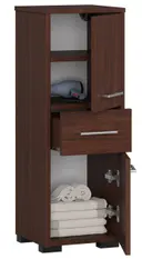 Koupelnová skříňka Fin 30 2D1SZ wenge