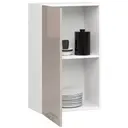 Závěsná kuchyňská skříňka Olivia W50 bílá/cappuccino lesk
