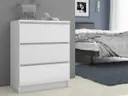 Komoda K60 3SZ bílá