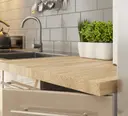Kuchyňská skříňka Olivia S80 3SZ bílá/cappuccino lesk