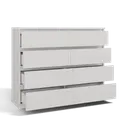 Komoda Malwa M8/120 bílá