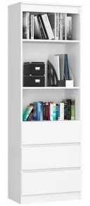 Regál R60 3SZ2P bílá
