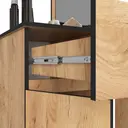Toaletní stolek se zrcadlem P-2/SL levá - dub craft