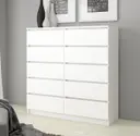 Komoda K120 10SZ bílá