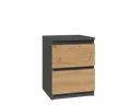 Noční stolek Malwa M2 Antracyt Artisan