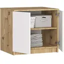 Nástavba na skříň S60 dub artisan/bílá