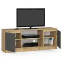TV stolek K140 dub artisan/grafitová šedá